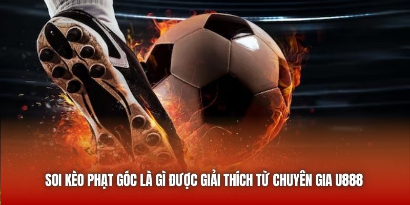 Soi kèo phạt góc là gì được giải thích từ chuyên gia U888