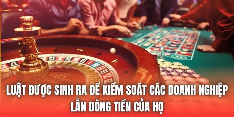 Luật được sinh ra để kiểm soát các doanh nghiệp lẫn dòng tiền của họ
